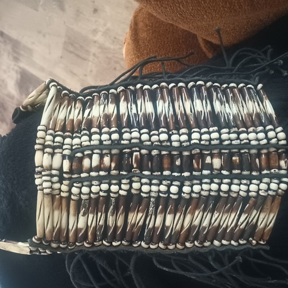 Chest plate buffalo bone hand crafted